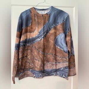 Long Sleeve Tee, Layered Rock